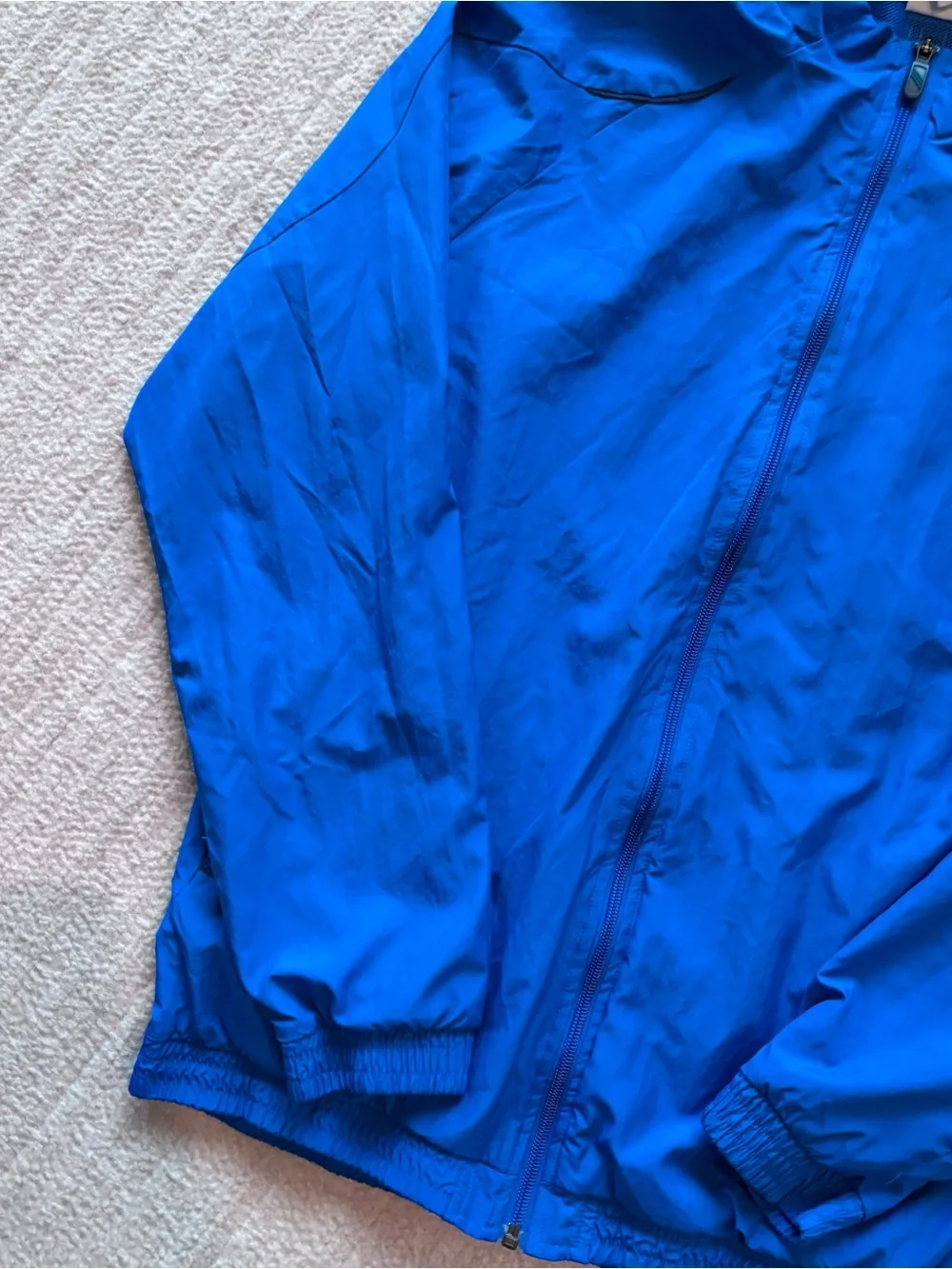 adidas Bright Blue Full-Zip Track Jacket